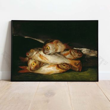 Cuadros de Famosos - Naturaleza Muerta con Dorada de Goya