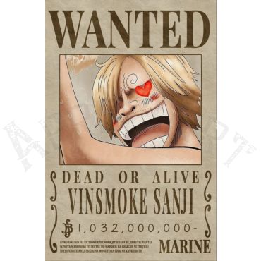 poster one piece vinsmoke sanji