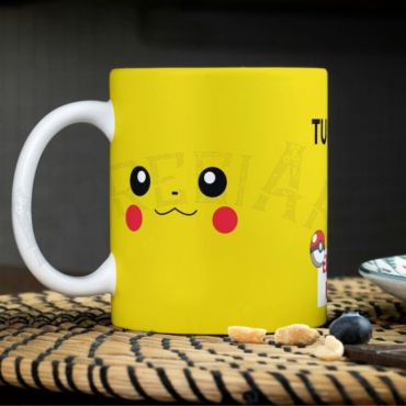 Tazas con Nombre - Pikachu nro 025