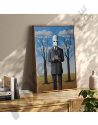 Cuadro al estilo de Rene Magritte