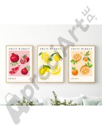 cuadros para cocina 3 piezas
