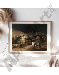Cuadros de Famosos - El 3 de mayo en Madrid de Goya