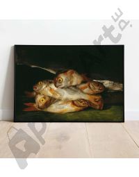 Cuadros de Famosos - Naturaleza Muerta con Dorada de Goya