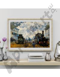 Cuadros de Famosos - La Estación de Saint-Lazare de Claude Monet