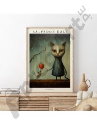 Cuadros de Salvador Dalí - Surrealismo Felino