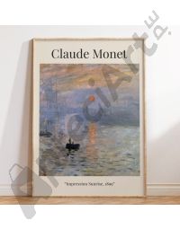 Cuadros de Famosos - Impresión, Sol Naciente de Claude Monet